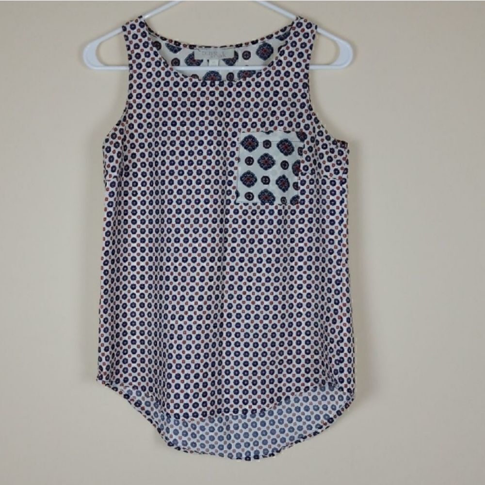 Olive & Oak Printed Tank Size XS